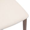 vidaXL Chaises &agrave; manger coussins 2 pcs marron bois massif caoutchouc