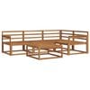 vidaXL Ensemble de canap&eacute;s d'ext&eacute;rieur 5 pcs Naturel