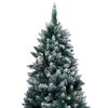 vidaXL Sapin de Noël artificiel Vert 180 cm PVC, Acier et Plastique