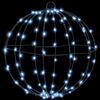vidaXL Boule avec 192 LED 2 pcs Blanc froid 31,5 x 31,5 x 32 cm M&eacute;tal