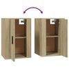vidaXL Ensemble de meubles TV 2 pcs ch&ecirc;ne sonoma bois d'ing&eacute;nierie