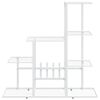 vidaXL Support pour plantes 94,5x25x88 cm Blanc Métal