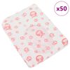 vidaXL Couche jetable pour chienne 50 pcs Blanc L