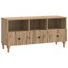 vidaXL Meuble TV 102 x 34,5 x 50 cm Ch&ecirc;ne Artisanal Bois d&rsquo;ing&eacute;nierie