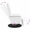 vidaXL Fauteuil de massage inclinable Blanc 71 x 90 x 105 cm PVC