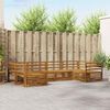 vidaXL Ensembles de canap&eacute;s 6 pcs Naturel Bois d'Acacia Massif