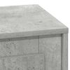 vidaXL Cabinet de chevet Gris b&eacute;ton 44 x 34,5 x 45 cm