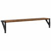 vidaXL &Eacute;tag&egrave;res Murales 2 pcs Bois Ancien 80 x 15 x 15,5 cm