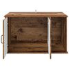 vidaXL Maison pour chat Bois ancien 85 x 55 x 50 cm Bois d'ing&eacute;nierie