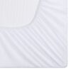vidaXL Draps-housses imperm&eacute;ables 2 pcs Coton 100x200 cm Blanc