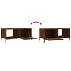 vidaXL Table basse ch&ecirc;ne marron 90x50x40 cm bois d'ing&eacute;nierie
