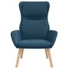 vidaXL Chaise de relaxation Bleu Velours