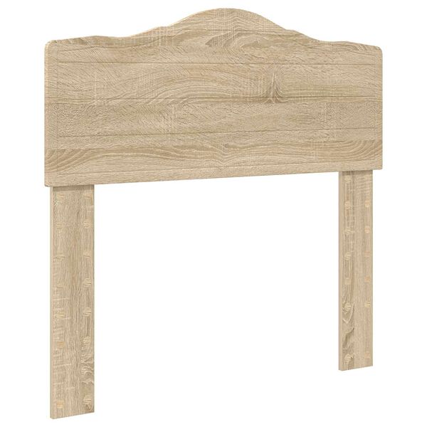 vidaXL T&ecirc;te de lit Ch&ecirc;ne Sonoma 75 cm Bois d'ing&eacute;nierie