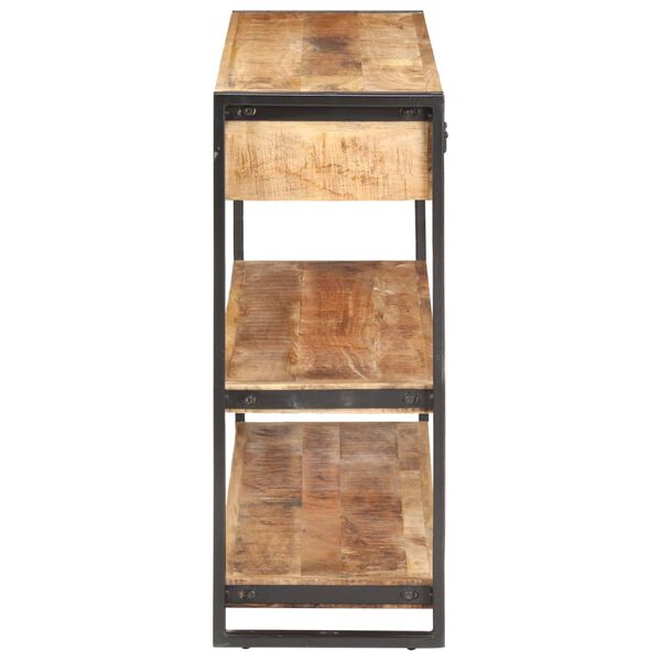 vidaXL Buffet 120x30x75 cm Bois de manguier massif brut