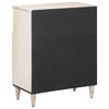 vidaXL Buffet avec porte Blanc 60 x 33,5 x 75 cm Bois de mangue massif