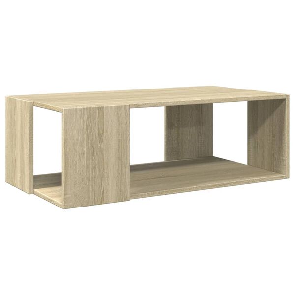 vidaXL Table basse chêne sonoma 89,5x48x30 cm bois d'ingénierie