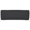 vidaXL Set de coussins de palette 2 pcs Noir 120 x 40 x 8 cm
