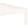 vidaXL Cadre de lit sans matelas blanc bois de pin massif 120x200 cm