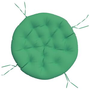 vidaXL Coussin rond vert &Oslash; 100 x11 cm tissu oxford