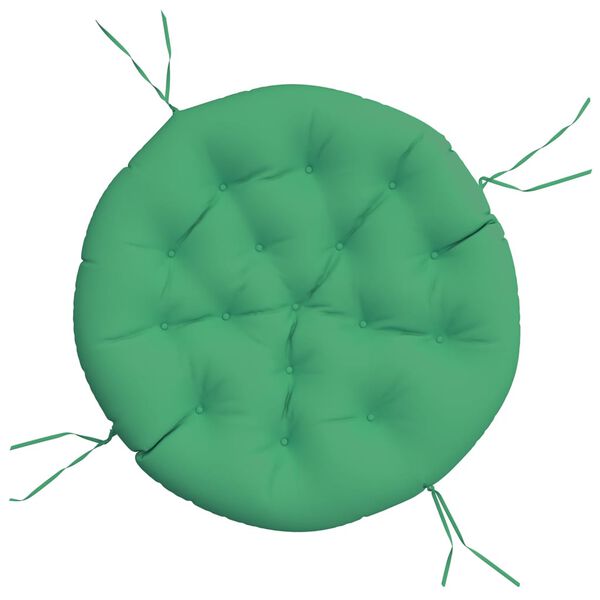 vidaXL Coussin rond vert &Oslash; 100 x11 cm tissu oxford