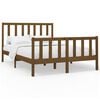 vidaXL Cadre de lit sans matelas marron miel 140x200 cm pin massif