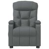 vidaXL Fauteuil de massage inclinable Gris fonc&eacute; Tissu