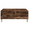 vidaXL Table basse Ch&ecirc;ne fum&eacute; 90x50x36,5 cm Bois d'ing&eacute;nierie