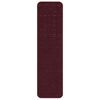 vidaXL Tapis Antidérapants pour Escaliers 15 pcs Bordeaux 75 x 20 cm