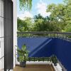vidaXL &Eacute;cran de balcon Bleu 75 x 200 cm Oxford alu enduit de PU