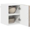 vidaXL Armoire de cuisine Kalmar 2 pcs Ch&ecirc;ne fum&eacute; 30 x 31 x 40 cm