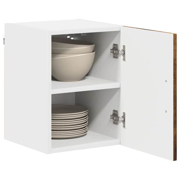 vidaXL Armoire de cuisine Kalmar 2 pcs Ch&ecirc;ne fum&eacute; 30 x 31 x 40 cm