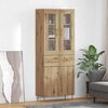 vidaXL Haut Armoire 2 pcs Ch&ecirc;ne artisanal Bois d'ing&eacute;nierie