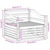 vidaXL Ensemble de canap&eacute;s d'ext&eacute;rieur Bois d'Acacia Massif Naturel