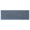 vidaXL Tapis d'escalier autocollants 30 pcs 65x21x4 cm bleu