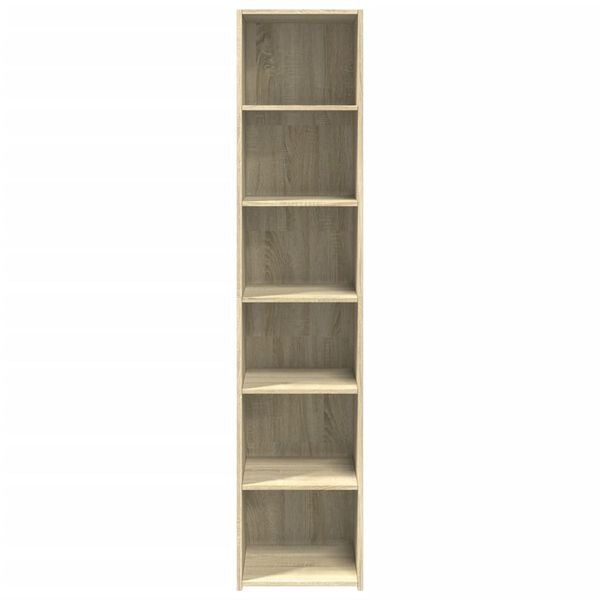 vidaXL Buffet haut ch&ecirc;ne sonoma 40x41x185 cm bois d'ing&eacute;nierie