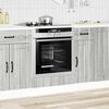vidaXL Armoire de four Lucca sonoma gris bois d'ing&eacute;nierie