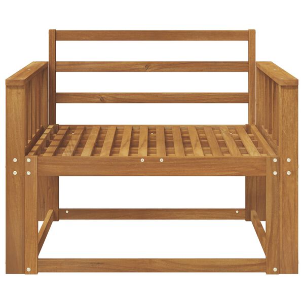 vidaXL Sofa de milieu ext&eacute;rieur Bois d'Acacia Massif Naturel