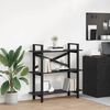 vidaXL &Eacute;tag&egrave;re Ch&ecirc;ne noir 100 x 33,5 x 102 cm Bois d'ing&eacute;nierie
