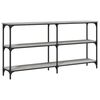 vidaXL Table console sonoma gris 150x29x75 cm bois d'ing&eacute;nierie