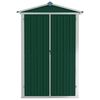 vidaXL Abri de jardin Vert 116x45x175 cm Acier galvanis&eacute;