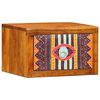 vidaXL Cabinet de chevet Marron 35 x 30 x 22 cm Bois d'acacia massif