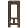 vidaXL Table de bar chêne marron 102x50x103,5 cm bois d'ingénierie
