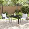 vidaXL Ensemble de salle &agrave; manger pour jardin 3 pcs Marron et Noir
