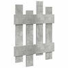 vidaXL Porte-manteau mural Gris b&eacute;ton 60 x 3 x 82 cm Bois d'ing&eacute;nierie