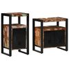vidaXL Ensemble de mobilier de salle de bain 2 pcs Bois massif recycl&eacute;
