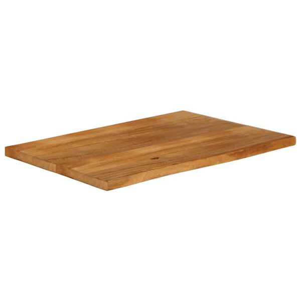vidaXL Dessus de table &agrave; bord vivant 120x60x2,5cm bois massif manguier