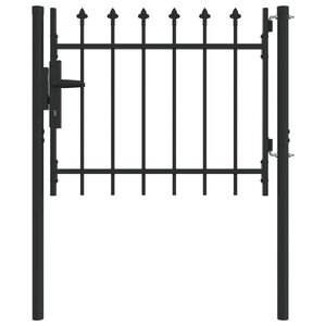 vidaXL Porte de Cl&ocirc;ture BOXTEL 103 x 124,5 cm Acier enduit de poudre