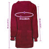 vidaXL Robe KINN Rouge L Coton