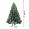 vidaXL Sapin de No&euml;l artificiel avec 300 LED Vert 240 cm PE et PVC