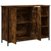 vidaXL Buffet ch&ecirc;ne fum&eacute; 100x33x75 cm bois d'ing&eacute;nierie